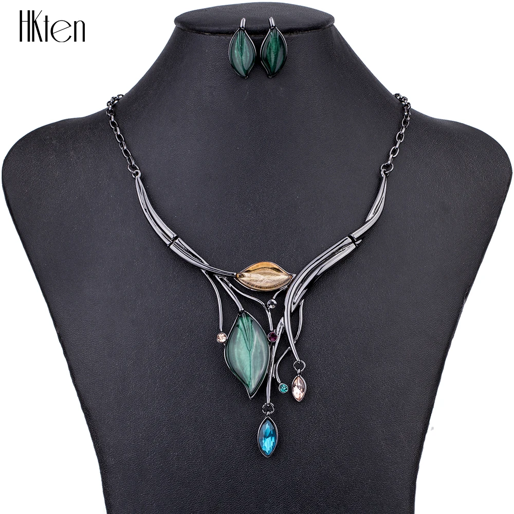 Фото MS1504599 Модные Ювелирные наборы высокого качества 4 цвета ожерелье серьги для
