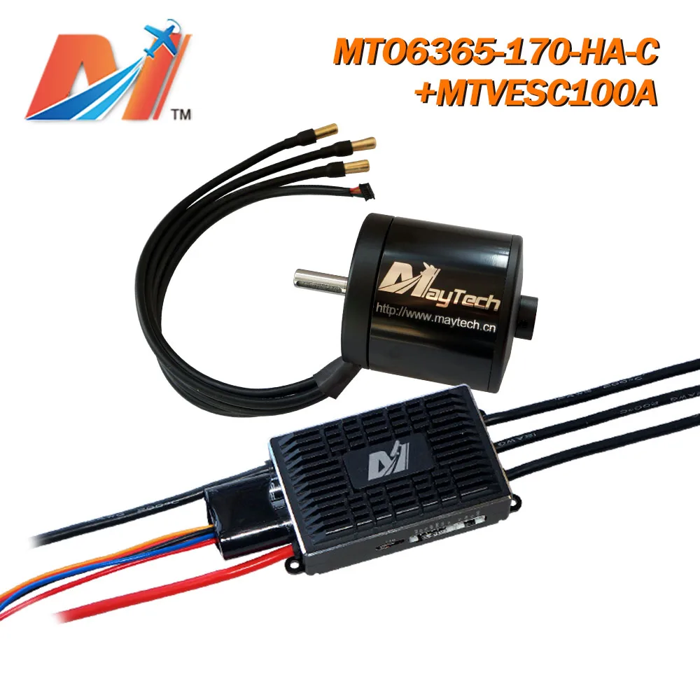 Maytech Тяжелая Роботизированная Боевая машина двигатель ESC kit 6365 и VESC100A |