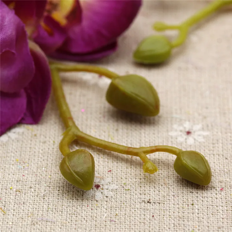 5 шт. искусственная Орхидея Бабочка Цветочная ветка домашний сад Декоративные