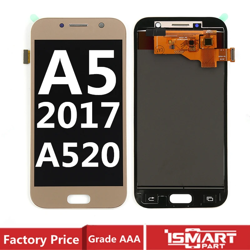 

OLED для Samsung Galaxy A5 2017 ЖК-дисплей сенсорный экран дигитайзер в сборе TFT A520 A520K A520L A520S SM-A520F