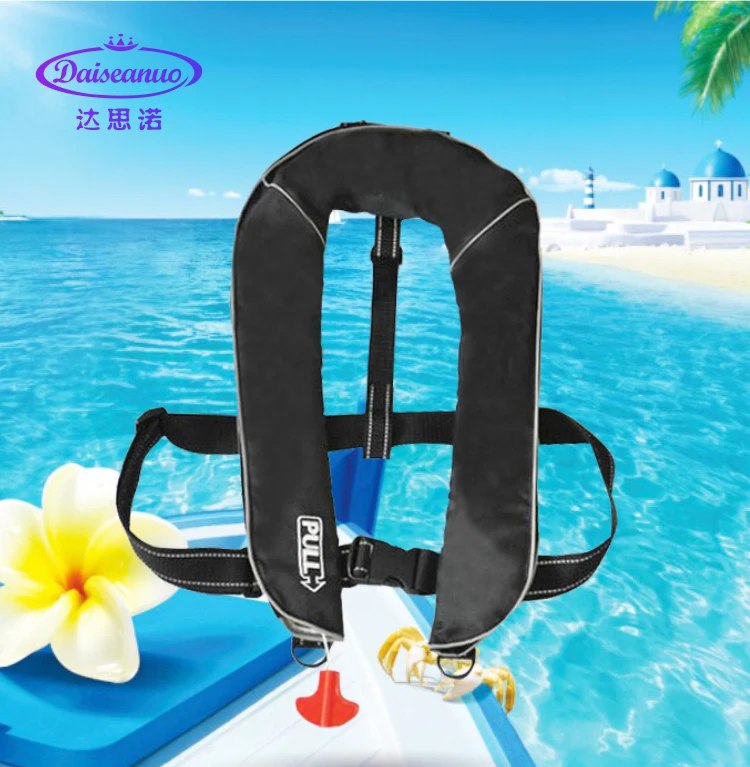 Free shipping SOLAS approved new automatic inflatable life jacket marine life jacket PFD for 150N EN396 certified