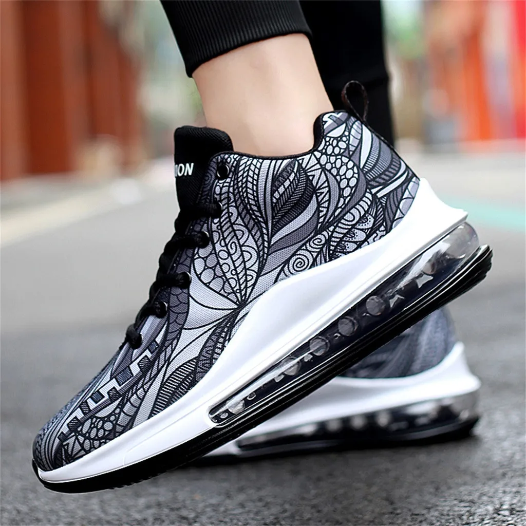 SAGACE Shoes Fashion Men's Outdoor High Air Cushion Shock Comfortable Shoes Male Casual Sports Shoes Students Shoes J12