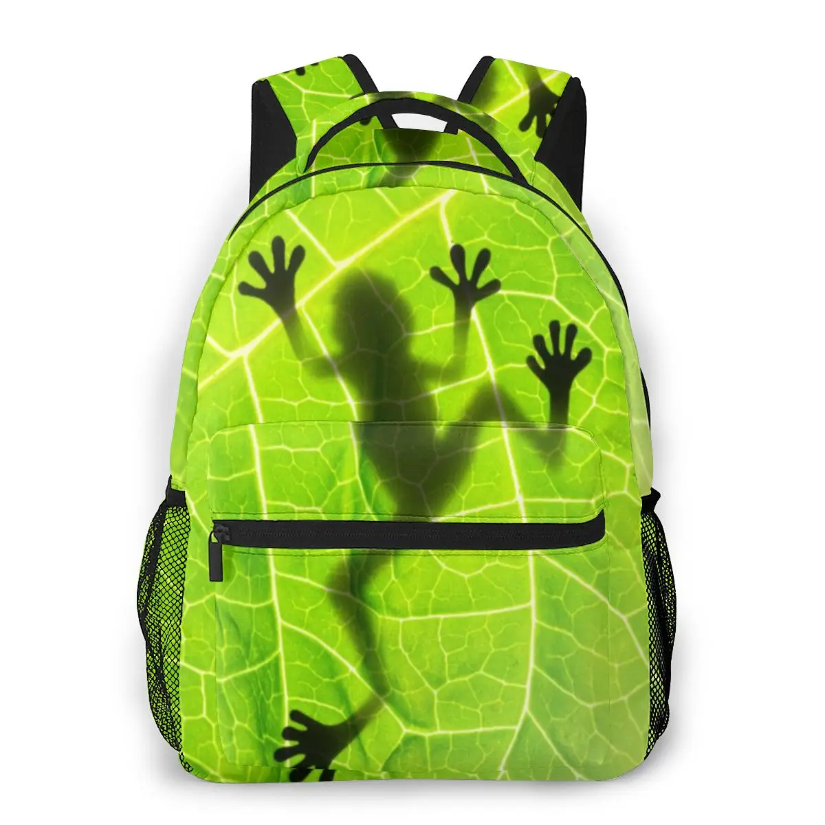 Fashion Backpack 2020 Frog Shadow On The Leaf