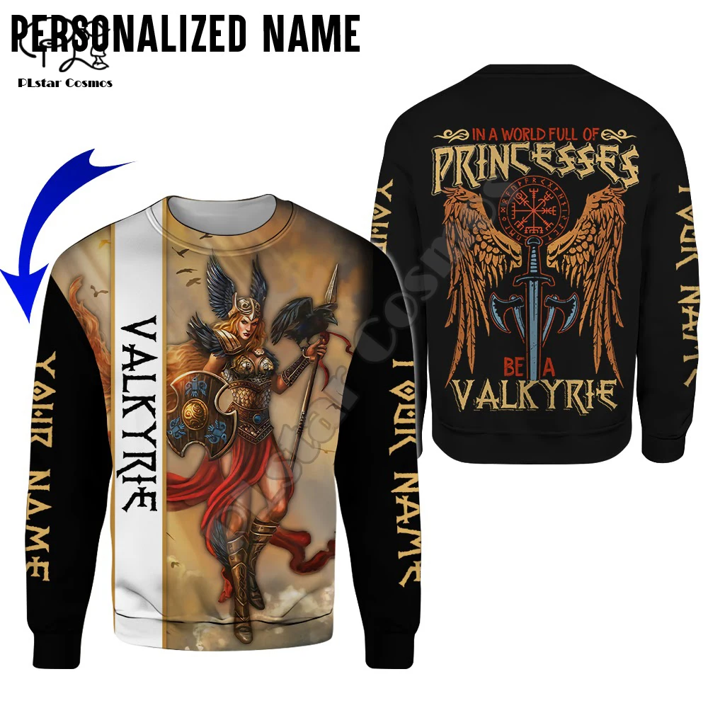 PLstar Космос Викинги тату воин викингов божество женский новый модный спортивный