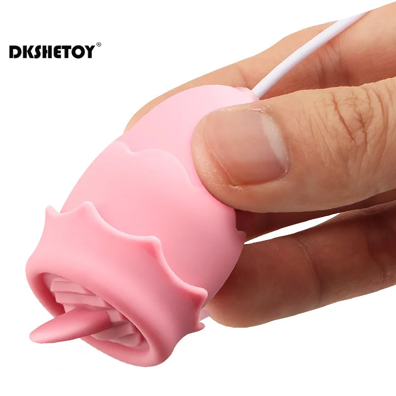 Вибраторы для женщин двойное прыгание яиц стимуляция языка Мастурбаторы с USB