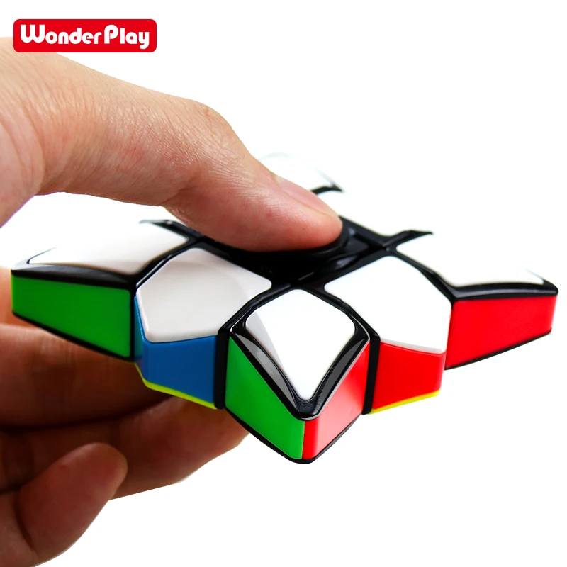 Волшебный кубик, игрушки для пальцев, Спиннер, 1x3x3, игрушки для снятия стресса, красочный кубик-головоломка, Спиннер для детей, подарки для детей