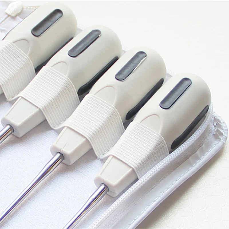 Стоматологический подъемник из нержавеющей стали изогнутый корень 8 шт.