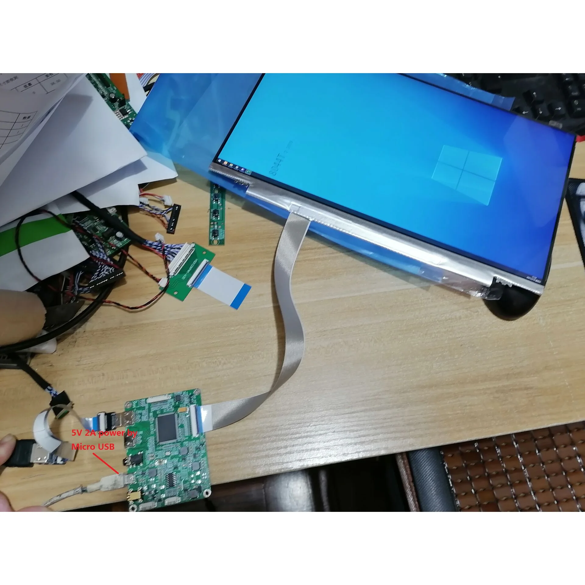 Мини Micro 2 HDMI совместимых с ЖК-дисплей EDP плате контроллера комплект для 10 1