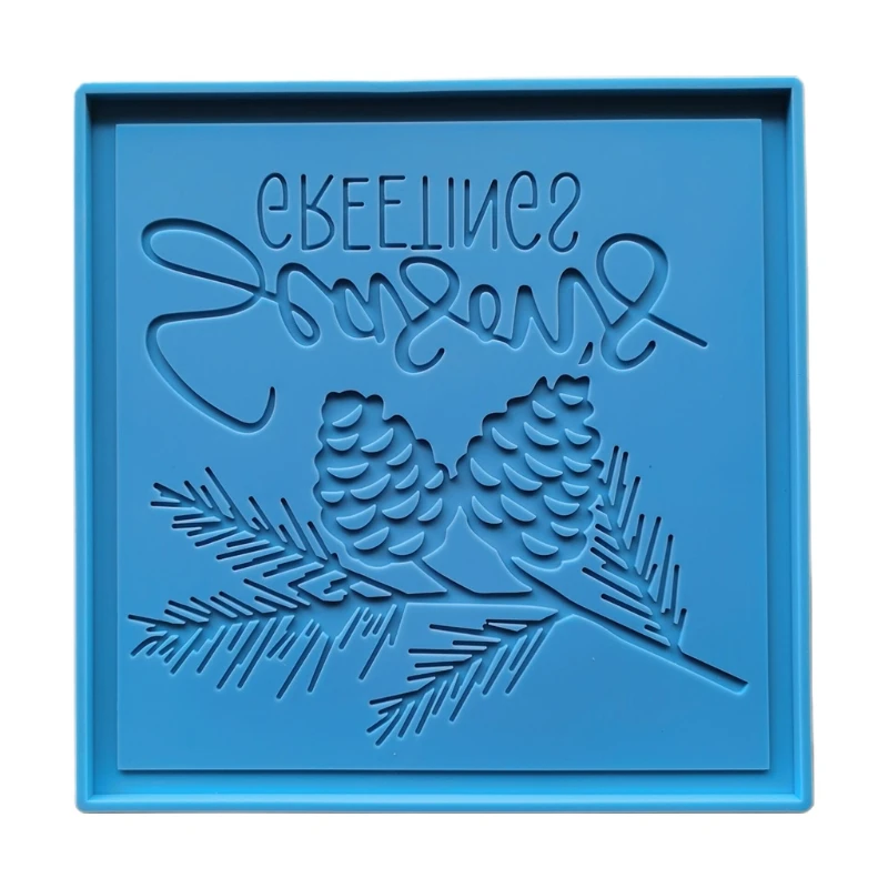 

Creative Epoxy Resin Mold Coaster Plate Silicone Mould DIY Crafts Cup Mat Pad Making Tool