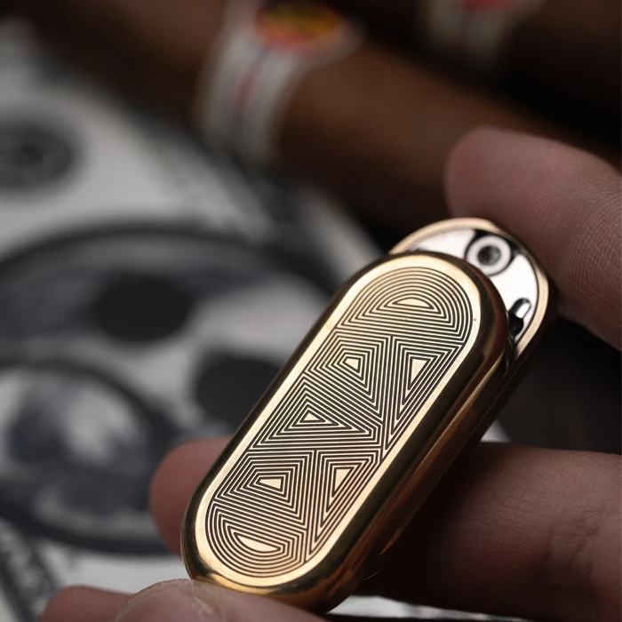 TOP Coin PushIng Fingertip gyro Mechanical structure Adult toys Decompression Titanium alloy toys desk toy fidget spinner metal enlarge