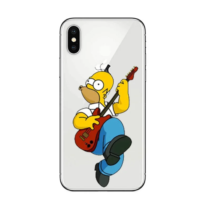 Мягкий чехол для телефона Homer J. Simpson JAY SIMPSON силиконовый Apple iPhone 5 5S SE 6S 6 7 8 Plus X XR XS MAX