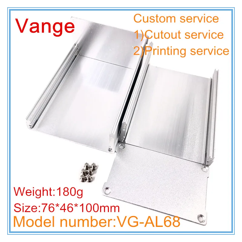 1 шт./лот пескоструйная поверхность алюминиевая проектная коробка 6063-T5