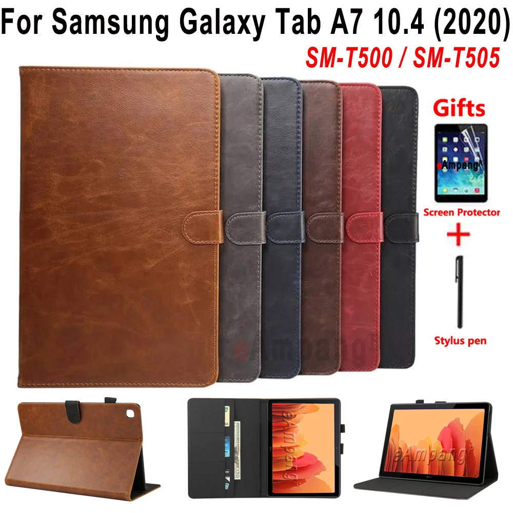 

Чехол-подставка из искусственной кожи для Samsung Galaxy Tab A7 10,4 2020