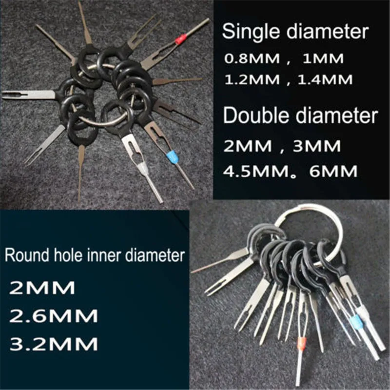 Новое поступление 18 шт. инструмент для удаления клемм автомобильных проводов