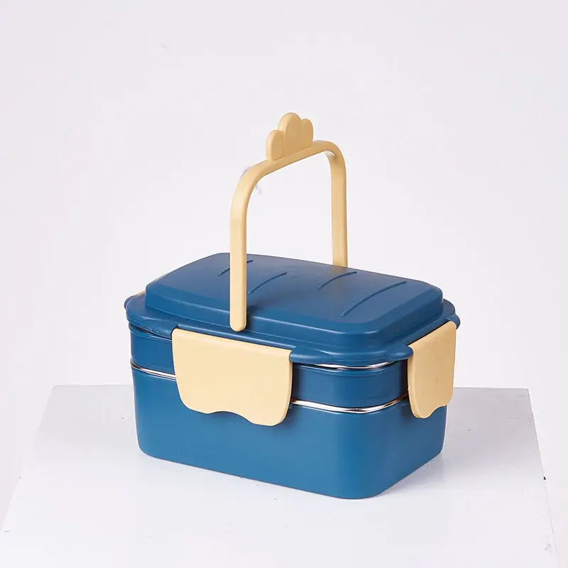 

Double-layer Stainless Steel Heat Preservation and Drop Resistant Portable Sealed Lunch Box Lunch Box