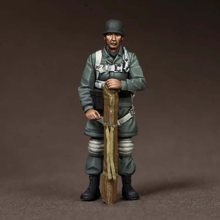 1/35 Fallschirmjager машина gunner Смола Модель солдата GK военная тема разобранный и