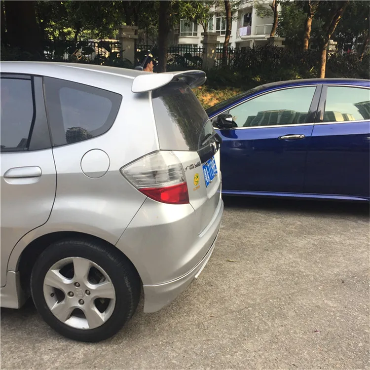 Спойлер заднего крыла для Honda fit/jazz 2008 2013 из АБС пластика|spoiler for honda|rear spoilercar rear wing |