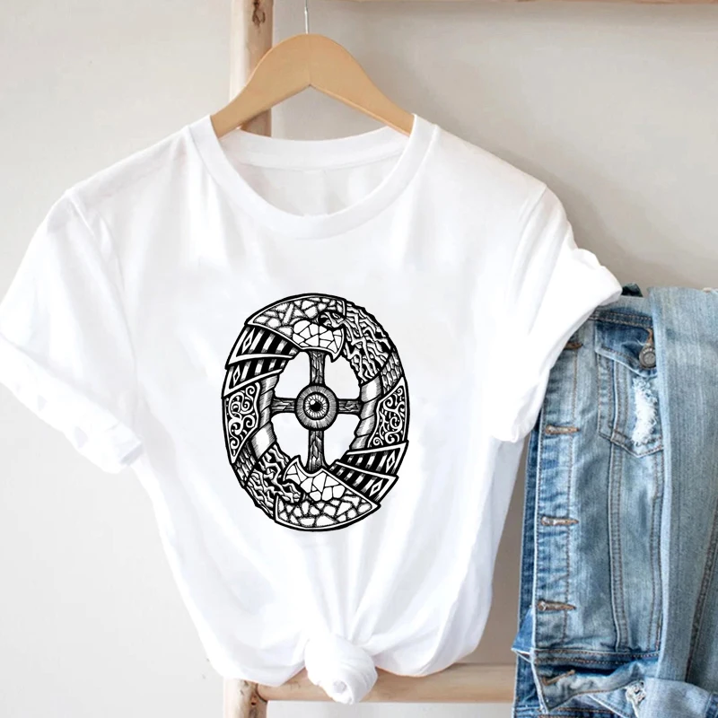 

Women T-Shirts Alternative Clothing Women's Shirts For Summer T-Shirt Punk 26 Letters Of The English Alphabet Layered T-Shirts