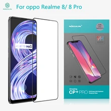 For OPPO Realme 8 8 Pro Tempered Glass NILLKIN Full Coverage Anti-Explosion Tempered Glass Screen Protector For OPPO Realme 8