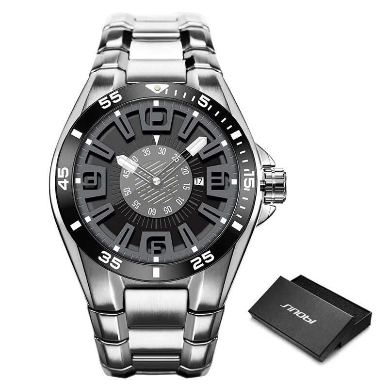 Relojes часы мужские Sinobi модные спортивные кварцевые s лучший бренд класса люкс
