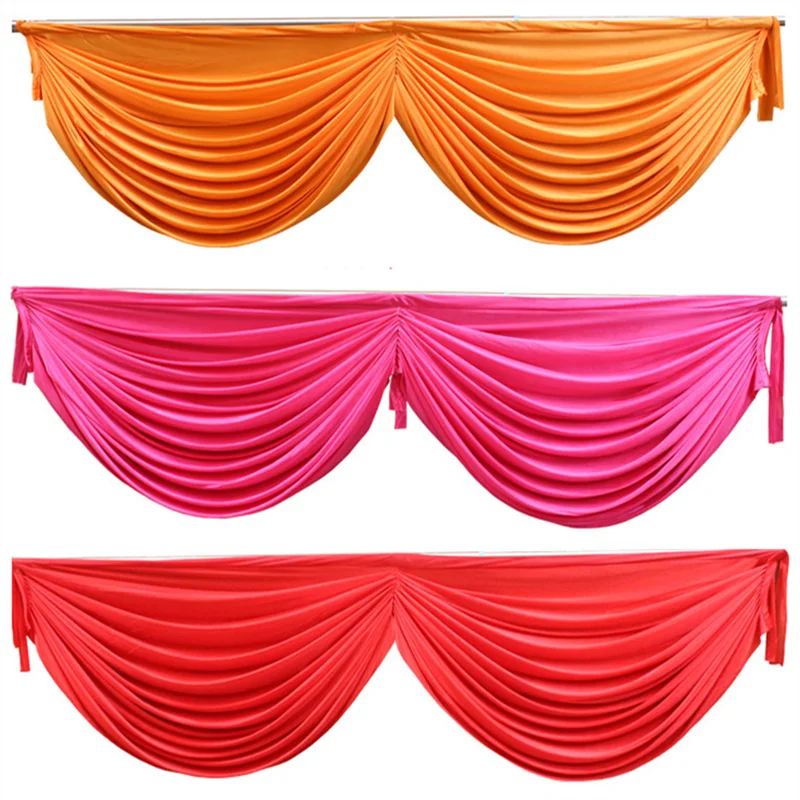 Ледяная шелковая ткань свадебный фон фата украшение для вечеринки церемонии