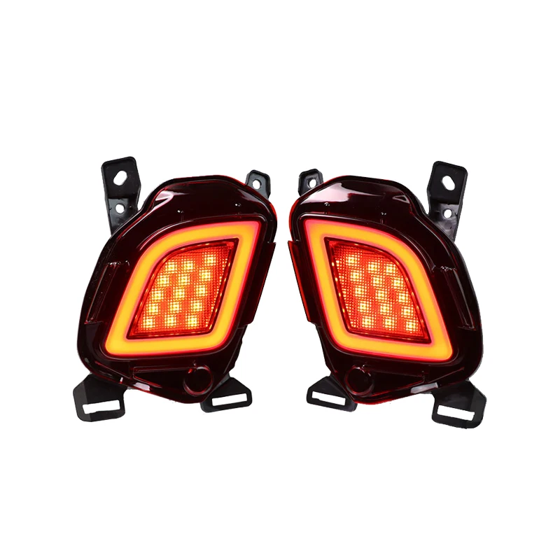 

LED Rear Bumper Reflector Light for Toyota Highlander 2015 2016 2017 2018, (function as Drving light, Brakelight,Turn light)