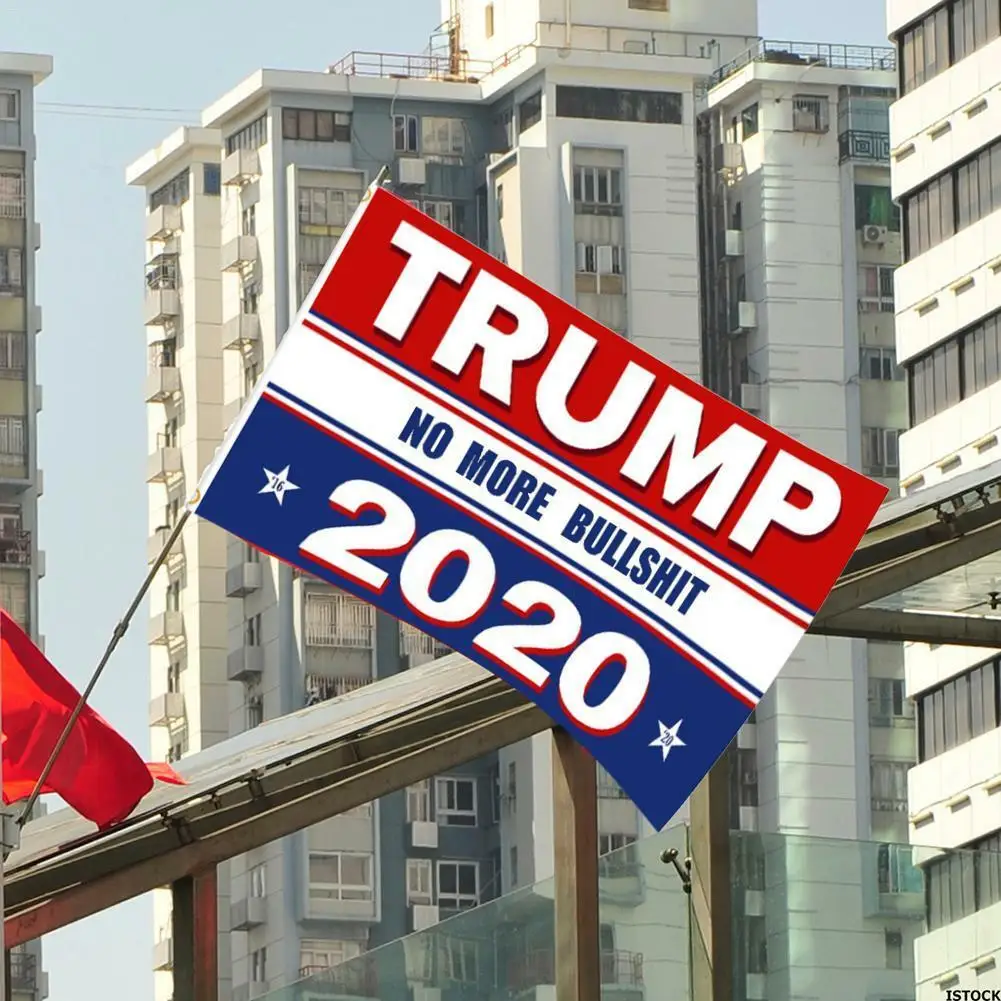 90*150 см Трамп флаг двухсторонний напечатанный Дональд флаг "Трамп" держать Америку большой Дональд для США