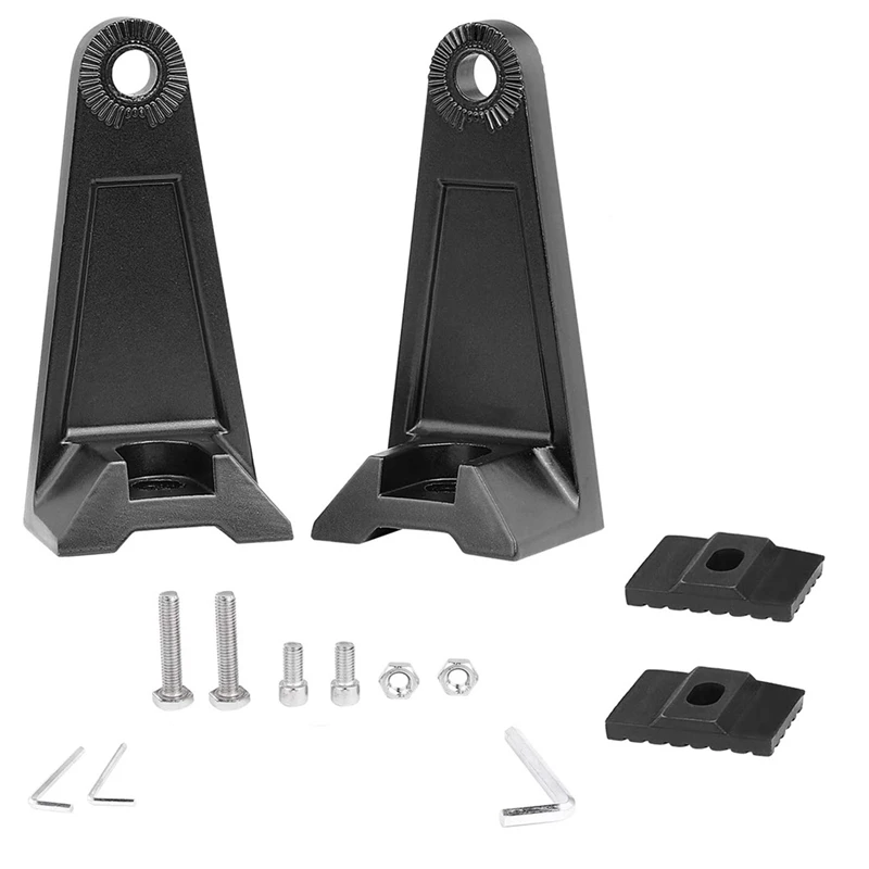 

2Pcs Mounting Brackets Side Rotating LED Work Light Bar Aluminum Alloy Universal