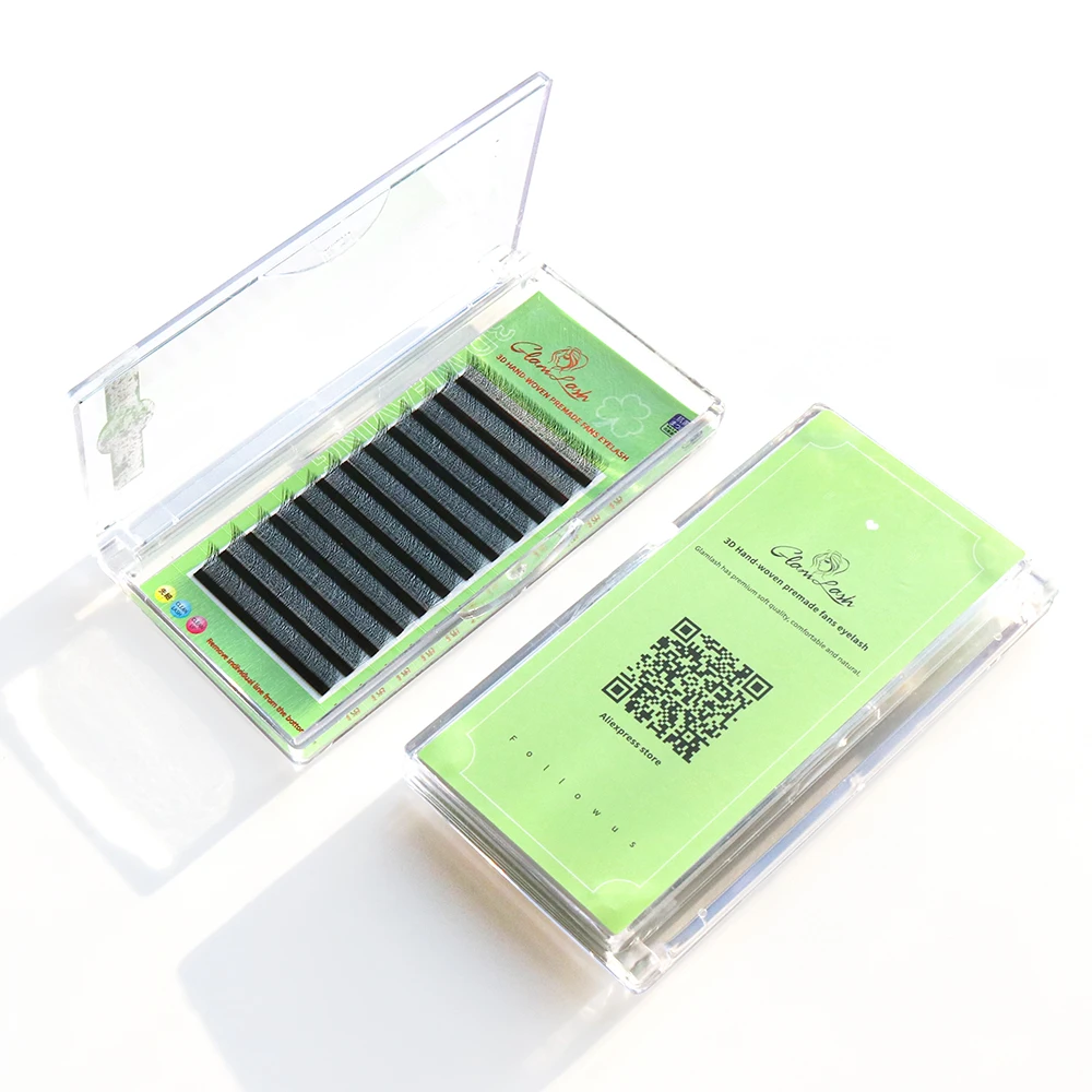 Накладные ресницы GLAMLASH W в форме 3D готовые объемные Style удобные нового объема