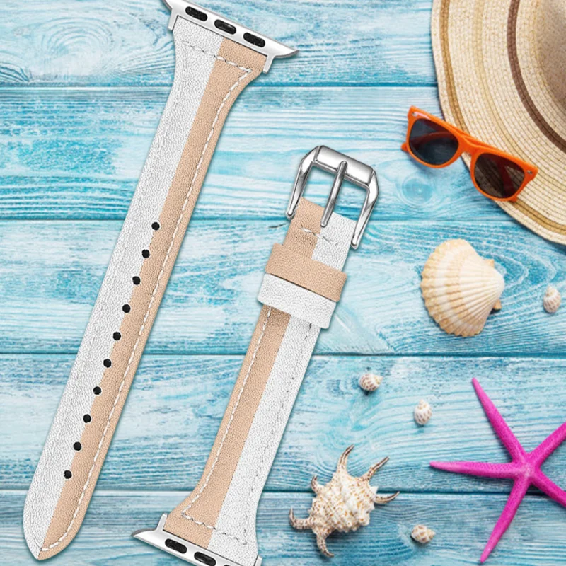 

Sport Band Compatible with Apple Watch Bands 38mm 40mm 42mm 44mm, Soft Silicone Replacement Strap Compatible for Apple Watch
