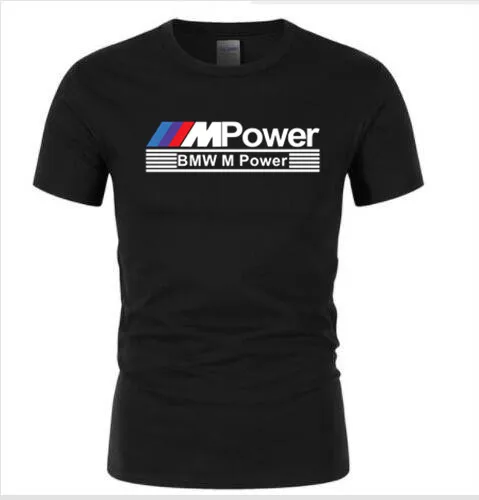 Футболка хлопок Cooper логотип M power E60 Мужская футболка Топы Fuer Fan отличная скидка