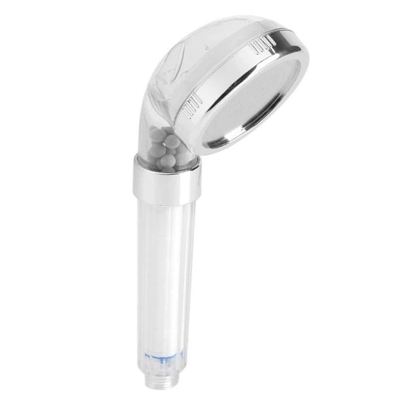 

1 Set Negative Ions Bathroom Handheld Shower Water Saving Head Set with 3 Filters High Pressure Portable Shower Head Hand Shower