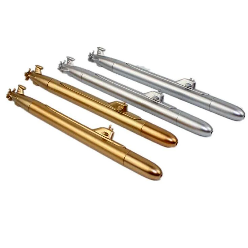 Новая креативная шариковая ручка золотого и серебряного цвета черная с