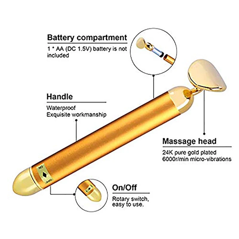 Мини массажер для лица с оборками укрепляющий кожу уменьшает морщины уход за