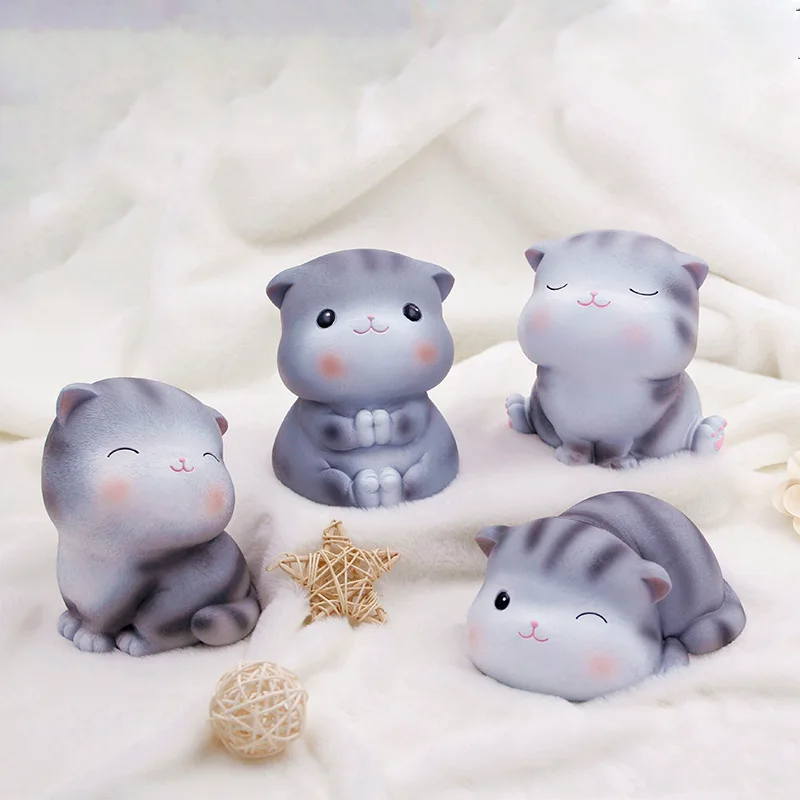 Новый японский кавайный Кот миниатюрные террариевые фигурки украшения для