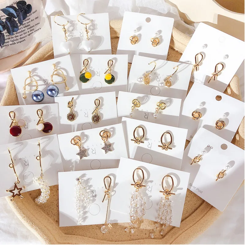 SP&ampCITY простые серьги металлическая серия висячие кристалл жемчуг для девушек