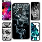 Забавный чехол для телефона krajew Smoke шлейф для Samsung Galaxy S5 S6 S7 edge S8 S9 S10 E lite S20 plus ultra Note