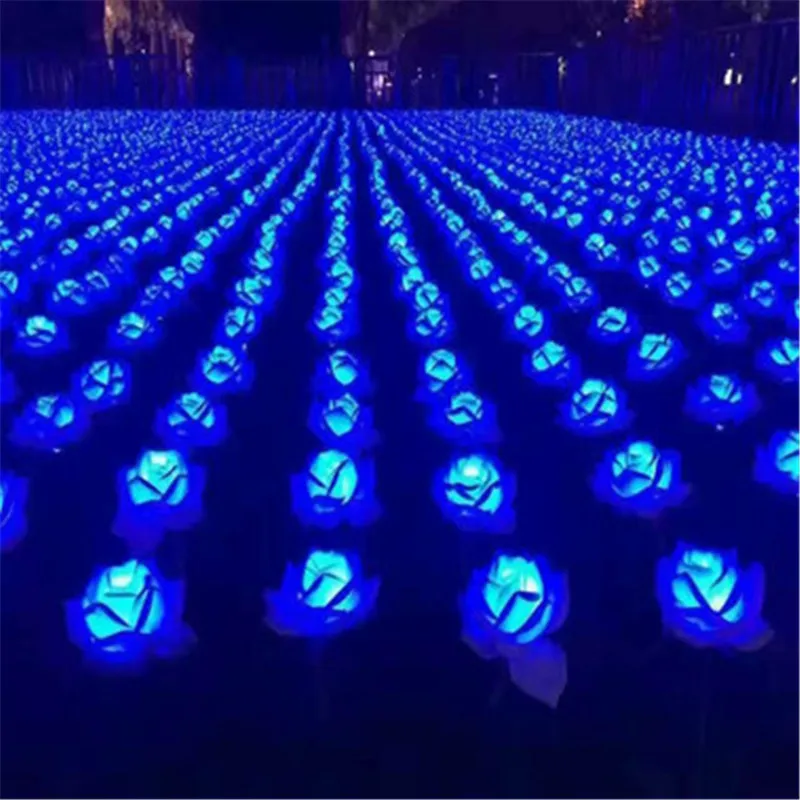 Светодиодсветодиодный розы цветы Красочные фонари для шоу мечты светодиодные