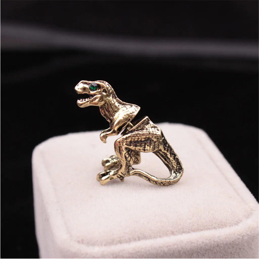 

Men's And Women's Earrings Stereo Small Animal Dinosaur Fashion Personality Piercing Ear Stud Earrings Earrings For Women 2020