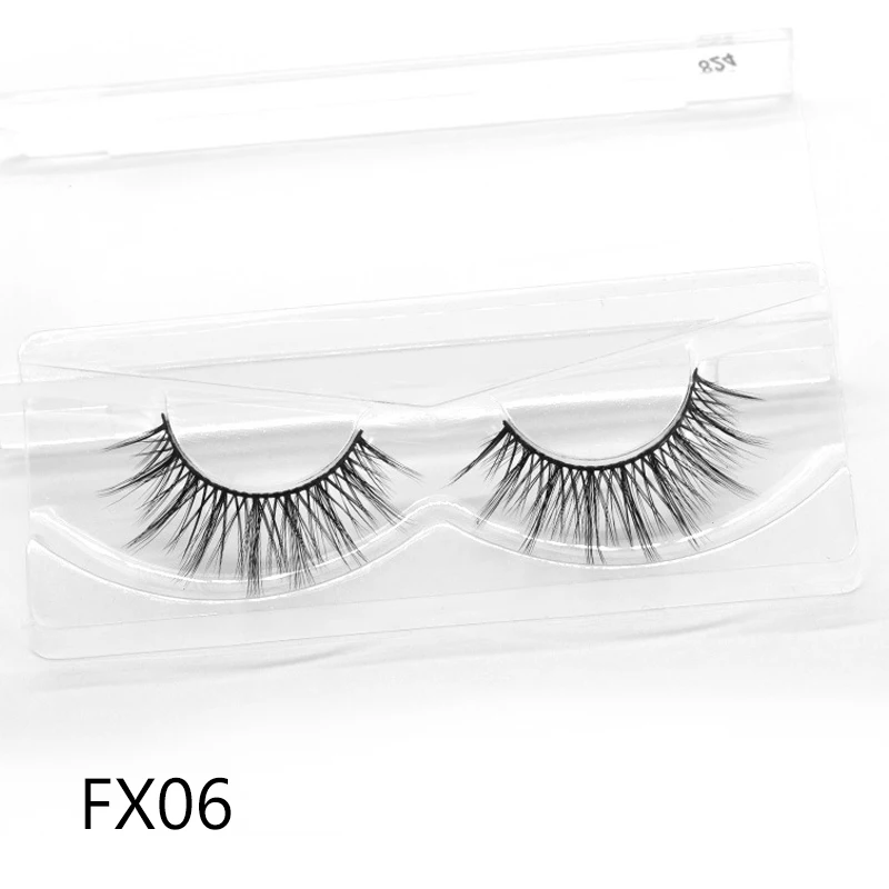 Густые натуральные накладные ресницы ручной работы имитация норки 3D мягкое
