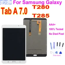 7" LCD Display For Samsung Galaxy Tab A 7.0 2016 SM-T280 WIFI SM-T285 3G Touch Screen Glass Panel Digitizer Assembly Replacement