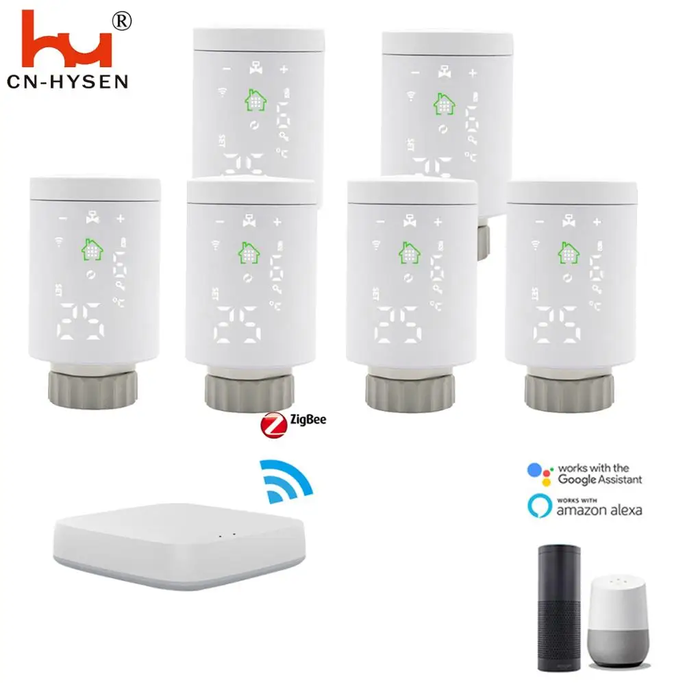 Регулятор температуры радиатора Zigbee TUYA Smart термостат для системы отопления TRV |