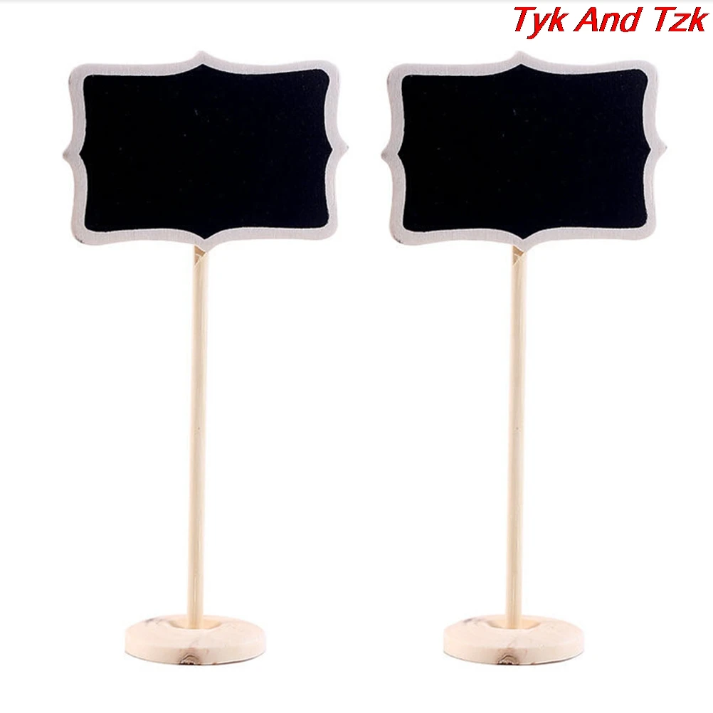 

Wedding Party Decor Festa Vertical Mini Wooden Small Black Board Chalkboard Message Blackboard Kawaii Brand New