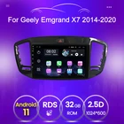 2G RAM + 32G ROM автомобильный радиоплеер для Geely Emgrand X7 EX7 FC SUV Vision X6 NL4 навигация GPS android конус recoder 2 din