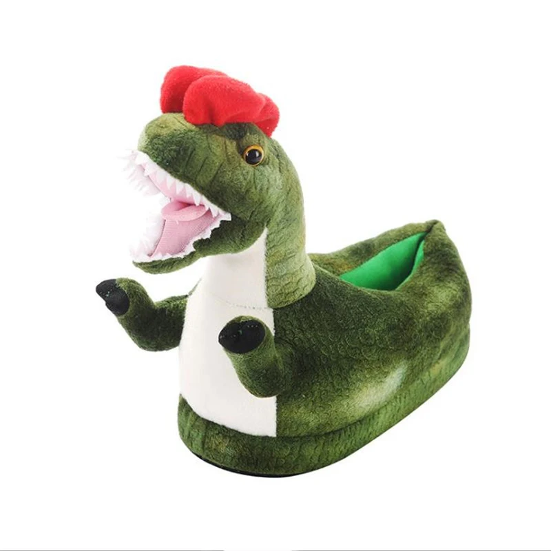 

Women/Man Cartoons House Cotton Shoes Female Winter Non-Slip Warmth Indoor Slippers Couple Warm Animal Furry Slippers Size 35-43