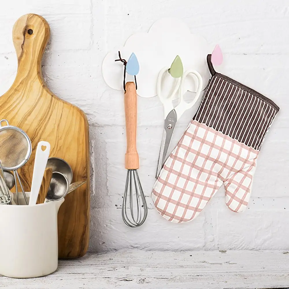 Симпатичные Облако крючок пластиковый мешок для хранения одежды Вешалка Кухня