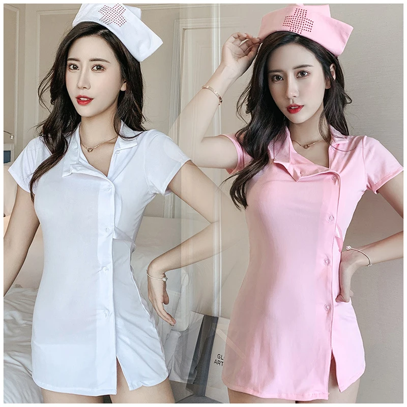 

Sexy Short Skirt Hot Drill Nurse Uniform Temptation Suit Anime Cosplay Ladies Sexy Dress Kawaii Babydoll New Adult Sexy Clothes