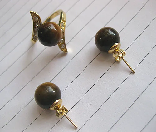 Оптовая продажа Рождественский подарок 12 мм тигровый глаз нефритовые