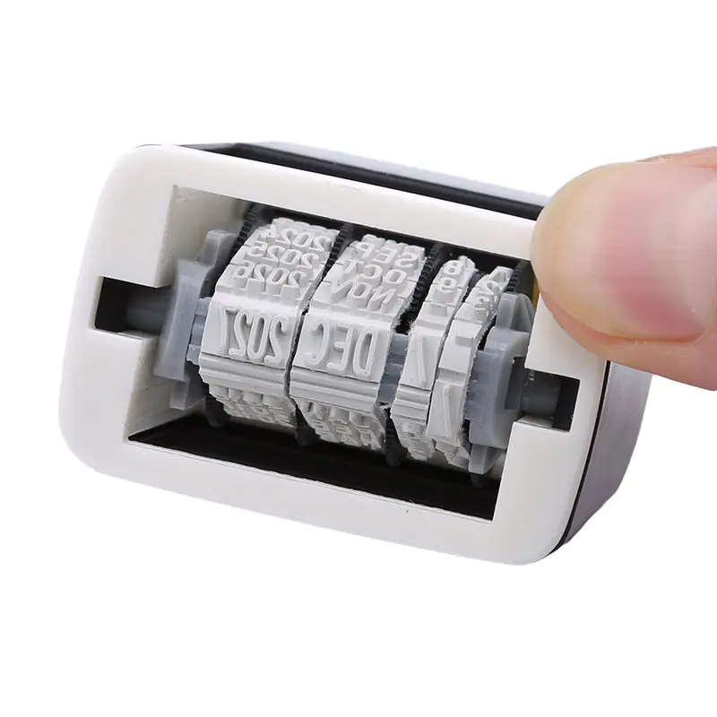 

New Creative DIY Handle Account Date Stamps Mini Self-Inking Stamps For Scrapbooking Office Supplies Emboss Stamping Mud Set