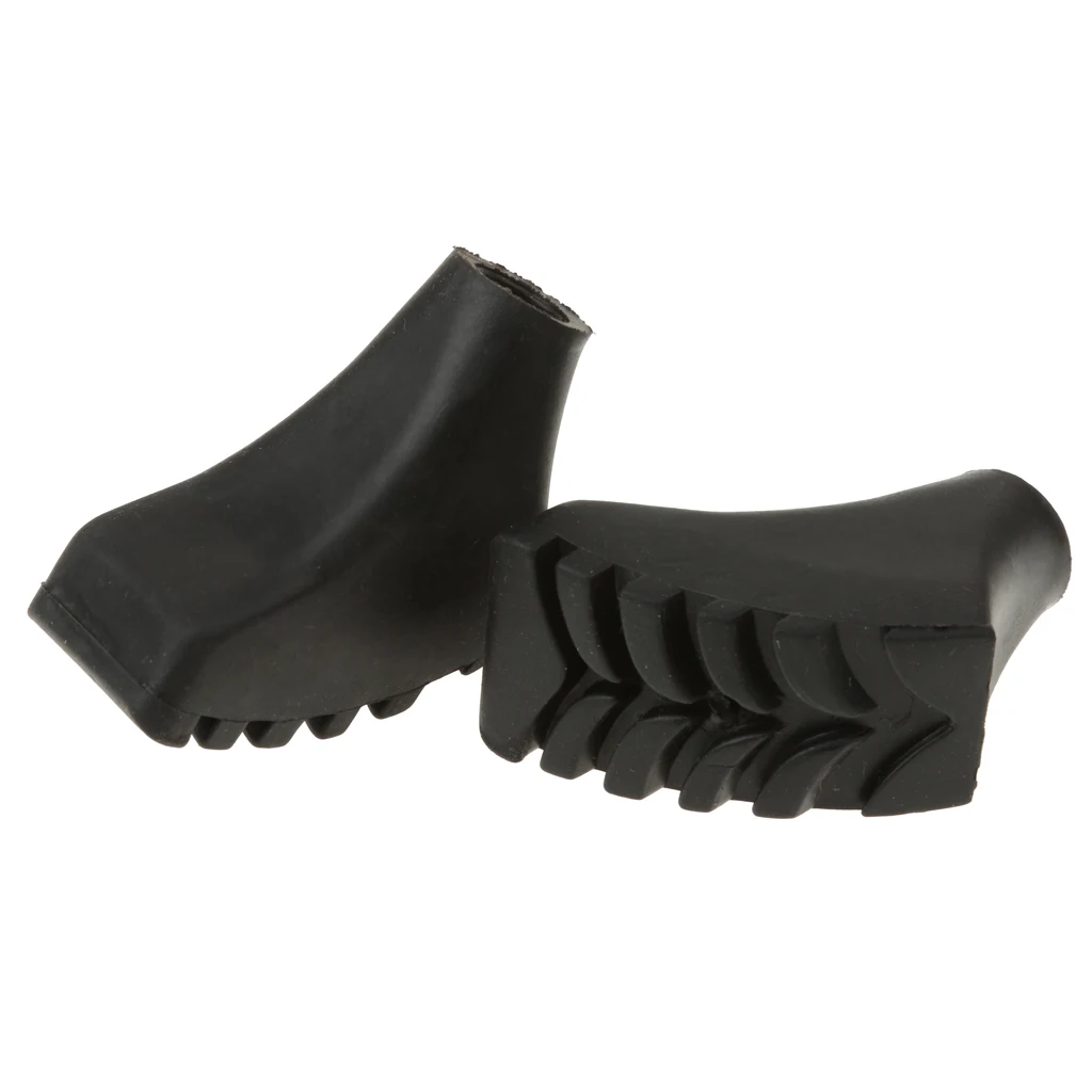 4 шт. резиновые лапы ноги наконечники молотки Пешие прогулки палка треккинг Полюс